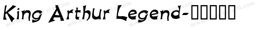King Arthur Legend字体转换
